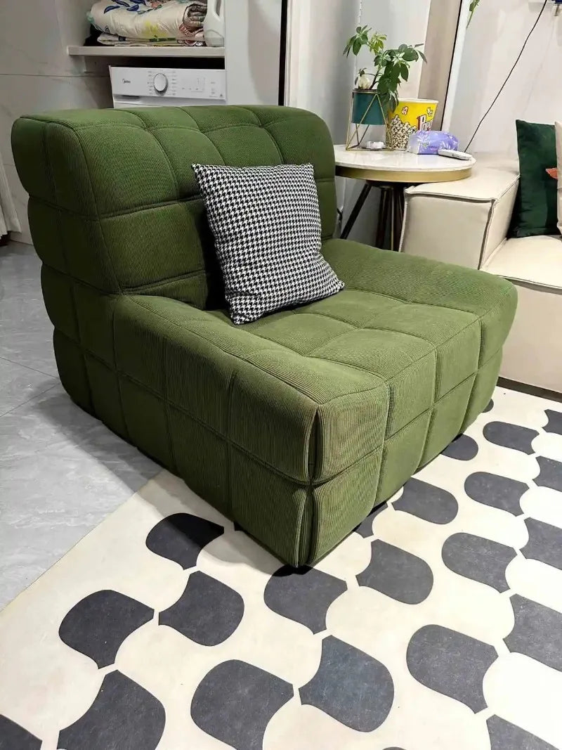 Relaxing Lazy Sofa 1 Person Living Room Corner Sofas Single Nordic Modern Cheap Sofas for Adult Bedroom Family Home Furniture