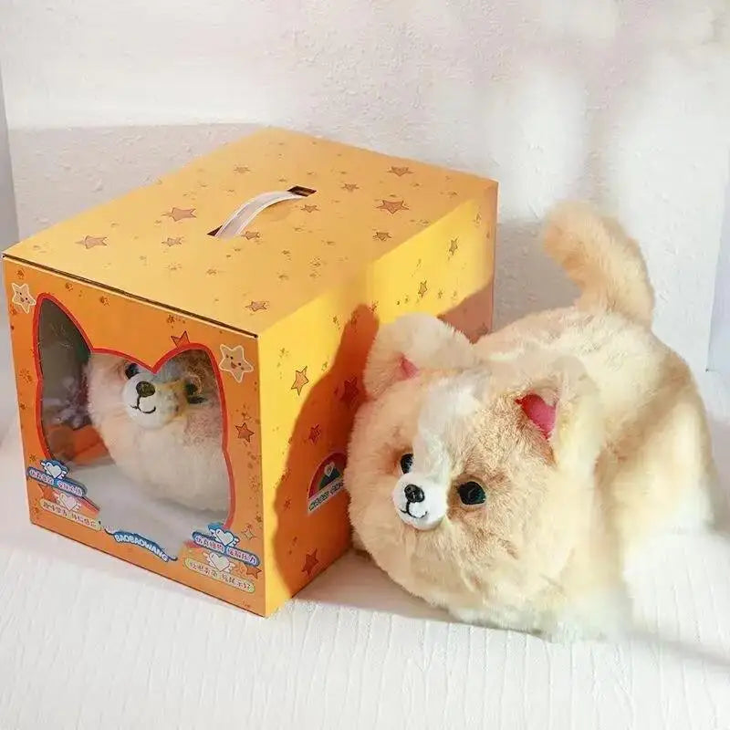 Interactive Huggy Cat Dog - Realistic Electric Plush Pet with Voice & Movement