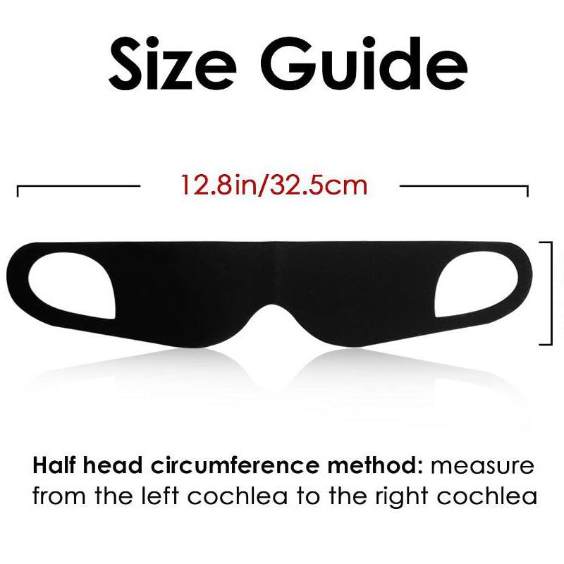 Sleep Eye Mask Light Blocking Portable Thin Eye Mask for Travel Sleeping Blindfold with Ear Hanging Strap Unisex Eye Patch
