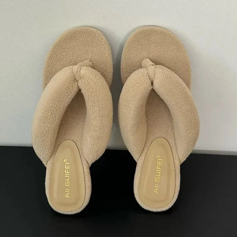 Comfort Soft Wedges Slippers Women Summer Sexy Clip Toe Flip Flops Fashion Non-slip Vacation Beach Slide Sandals Sandalias Mujer