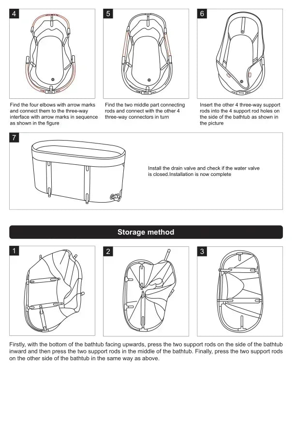 2026 Foldable Ice Bath Tub – Portable Cold Plunge Tub for Home & Outdoor Cold Therapy, Oval Spa-Style Relaxation