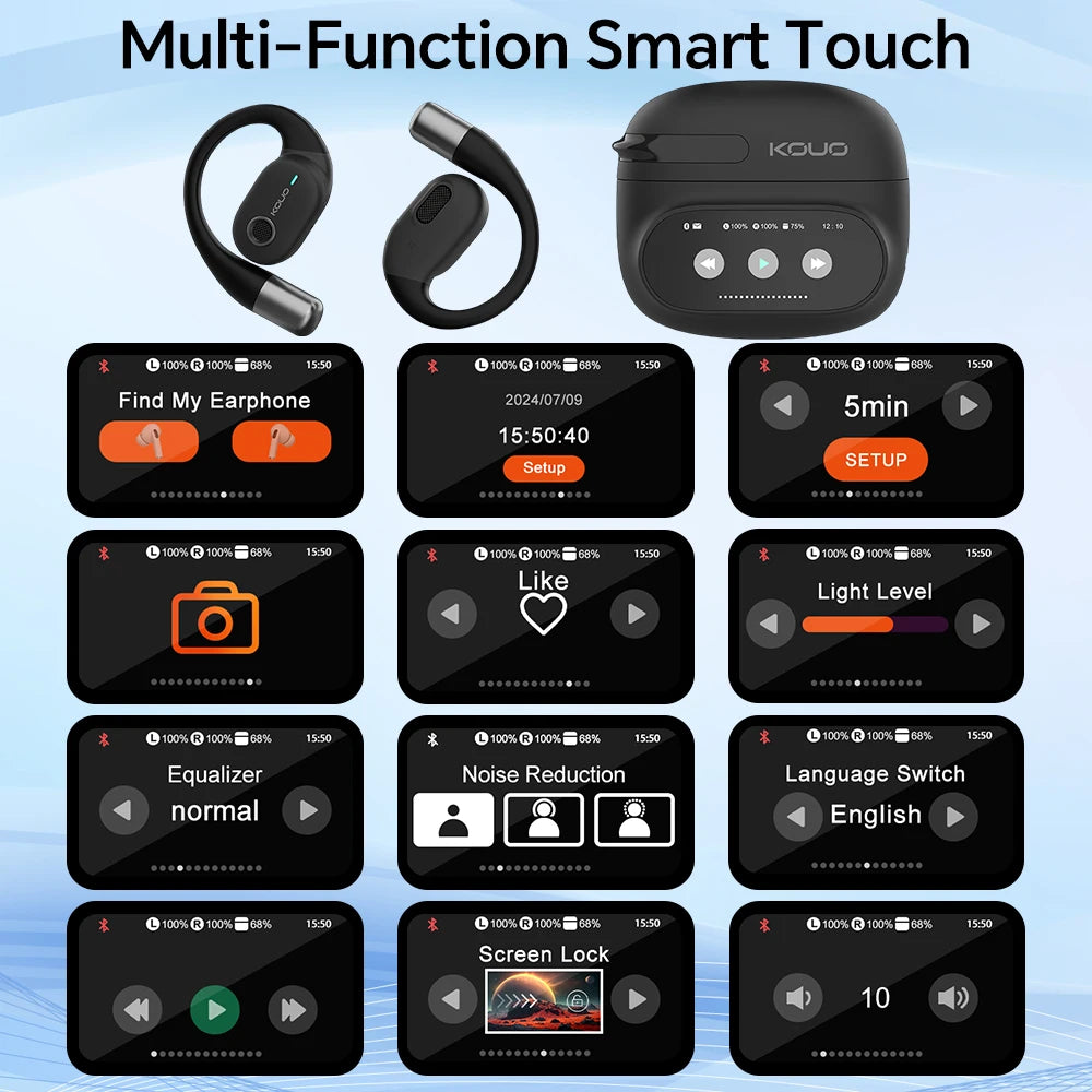 2026 Smart Translator Earbuds – 164 Languages, Bluetooth 5.4, Real-Time Voice Translation