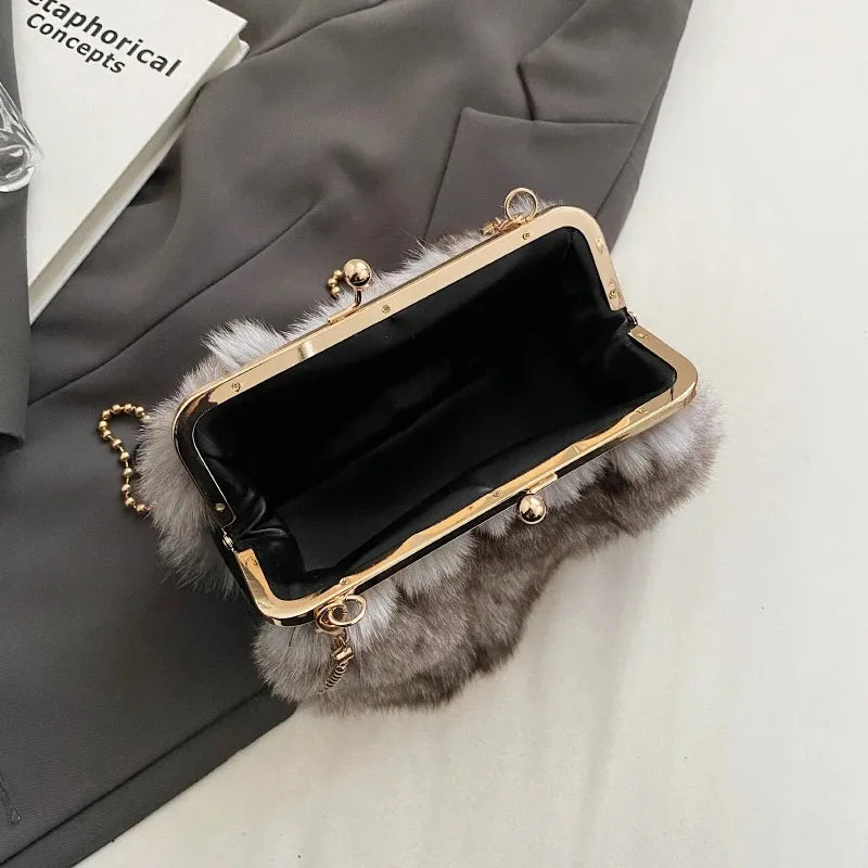 Luxury Soft Faux Fur Handbags | Merch Gone Viral