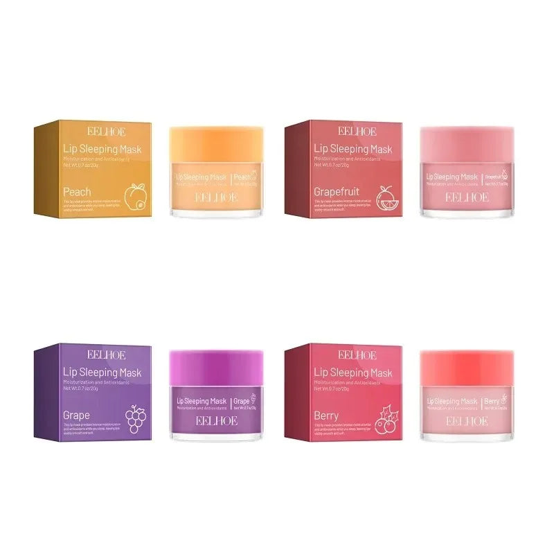 Moisturizing Sleeping Lip Mask Night Lips Care Multiple Colors Cute Makeup Maintenance Lip Anti-Cracking Lip Oil Care Cosmetics