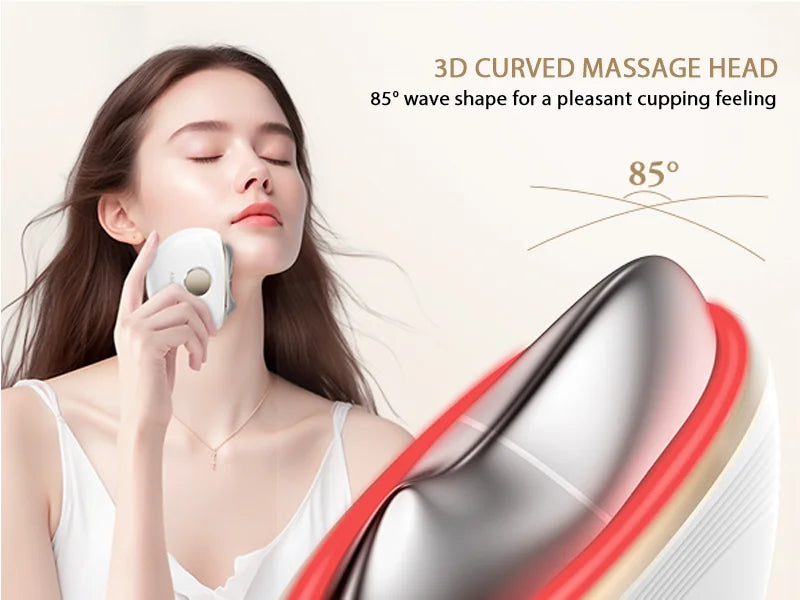 Electric Guasha Massager - EMS Face Lifting Anti-Aging Firming Skincare Device