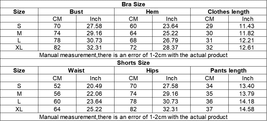 Yoga Set 2PCS Sportswear Workout Clothes Women Tracksuit Gym Legging Fitness Bra High Waist Shorts Sports Suits Athletic Wear