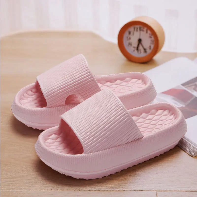 Unisex Thick Platform Cloud Slippers Soft Sole Pillow Slides Summer Beach Flip Flops Non Slip Bathroom Home CLOUD LUXURY