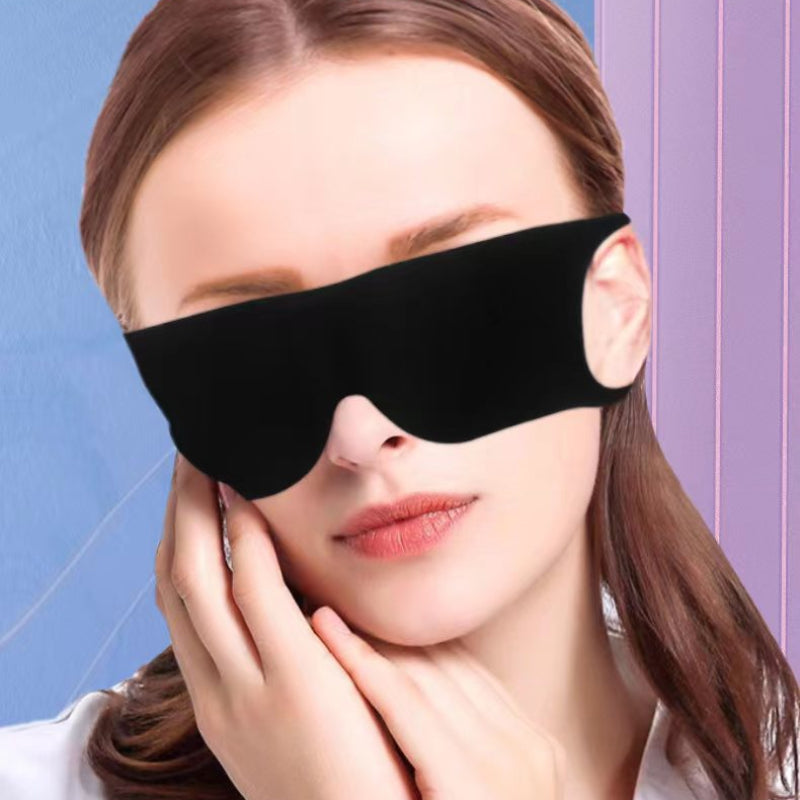 Sleep Eye Mask Light Blocking Portable Thin Eye Mask for Travel Sleeping Blindfold with Ear Hanging Strap Unisex Eye Patch