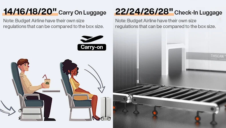 Mixi New Patent Design Carry On Suitcase Women 18 Inch Rolling Luggage Men Polycarbonate Aluminum Frame Elegant Noble