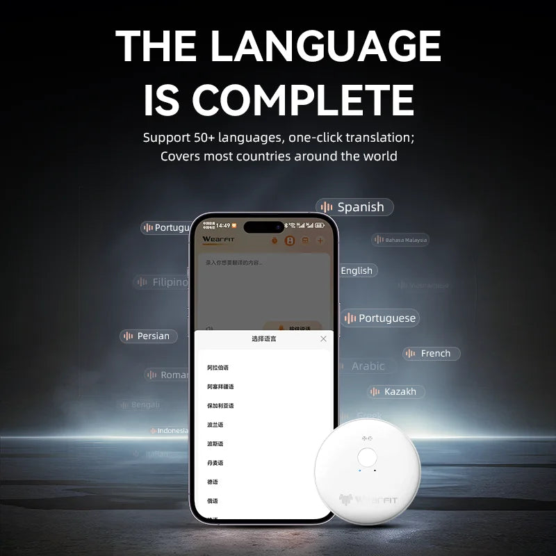 AI Smart Translator Device Voice Language Instant Translation Photo Recognition Translationrt Multifunctional Translator For IOS