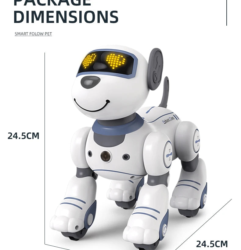 Intelligent Robot Dog - Remote Control Electronic Pet with Stunts for Kids