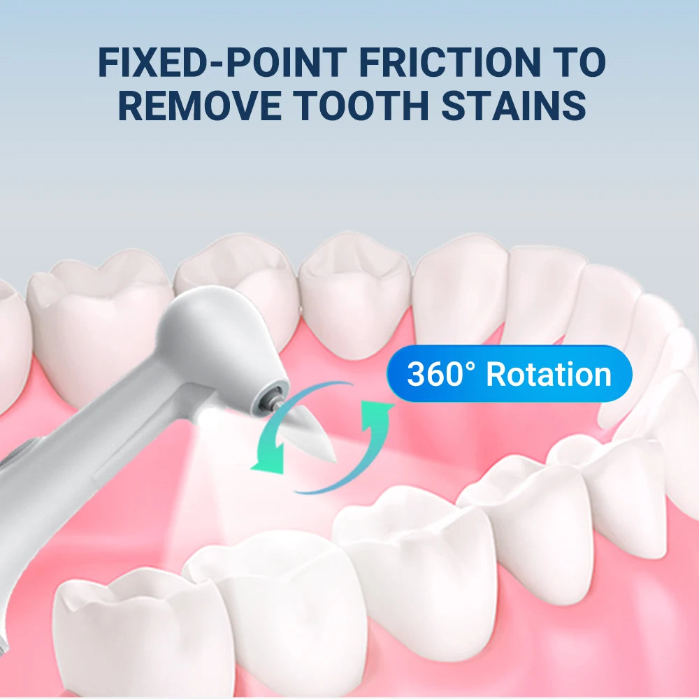 Electric Tooth Polisher - 4 Modes Dental Tartar Remover Plaque Stains Cleaning Teeth Whitening Tool