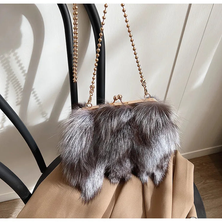 Luxury Soft Faux Fur Handbags | Merch Gone Viral