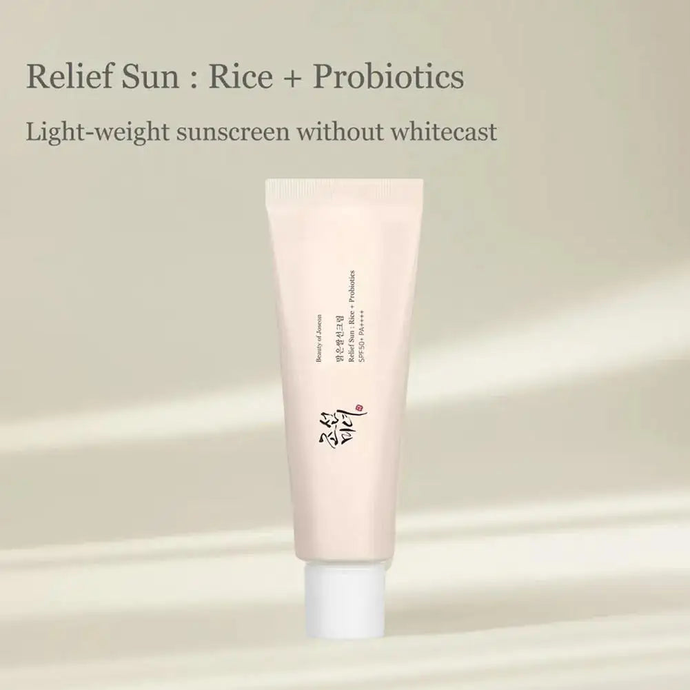50ml Rice Sunscreen Lightweight Non-Greasy Sensitive Skin Long-Lasting Protection 2025 SUN PROTECTION CHAMPION