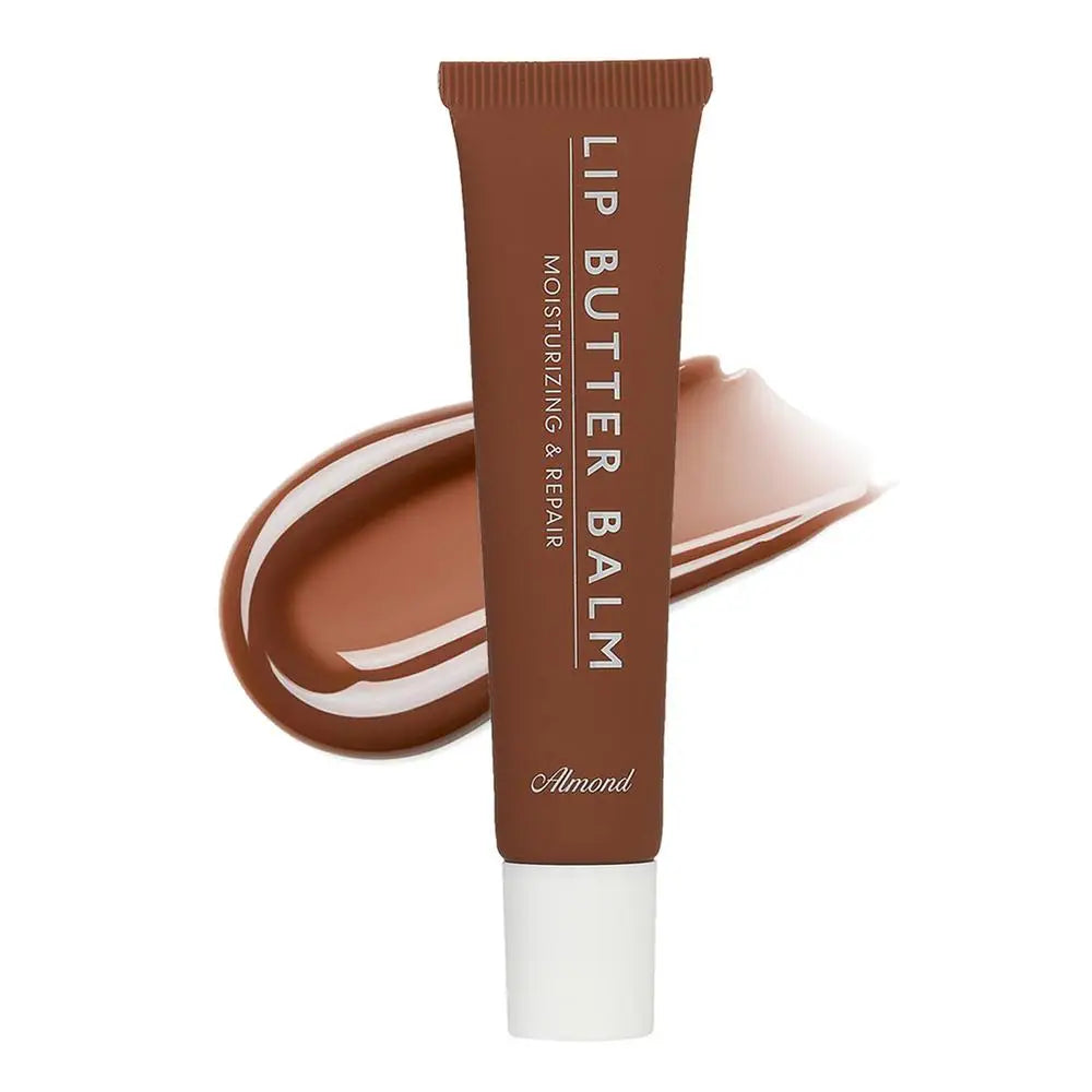 Crystal Lip Butter Balm - Moisturizing Jelly Oil Lipgloss with Brown Sugar Cherry Pink Tints