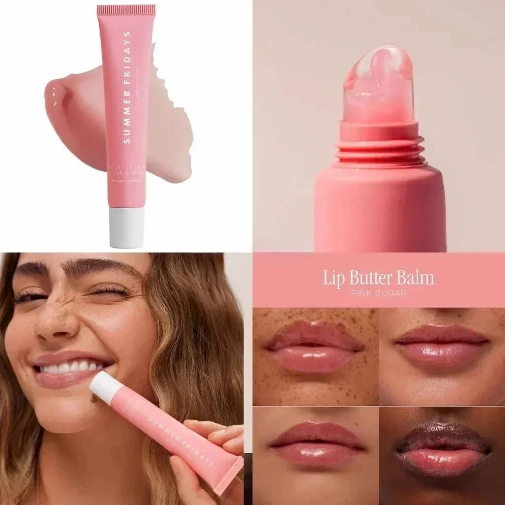 Butter Lip Balm Sets Vanilla Pink Cherry Chocolate