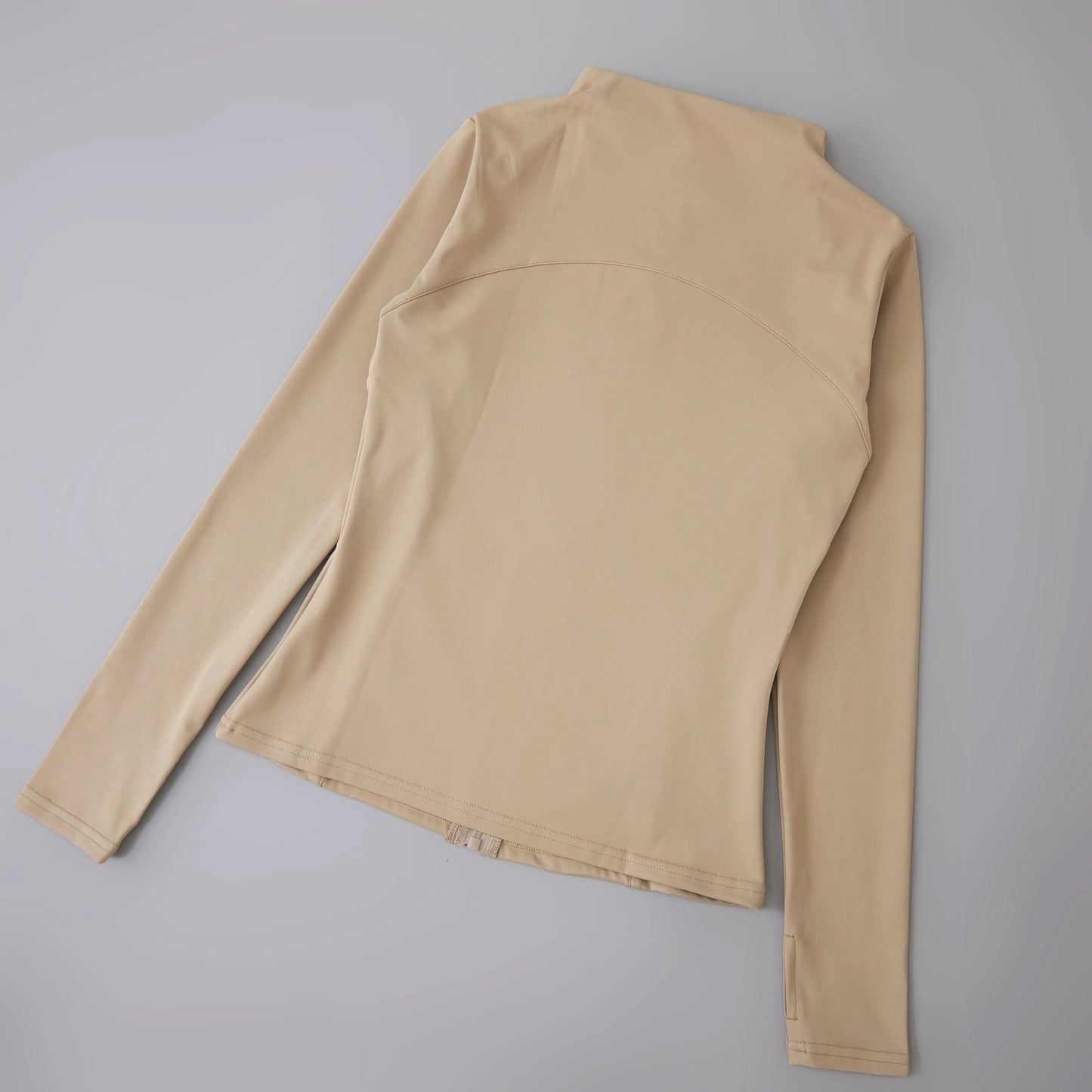Long Sleeve sport fitness yoga clothing womens fitness crop top coat outfits for women slim yoga jackets zipper sport jacket