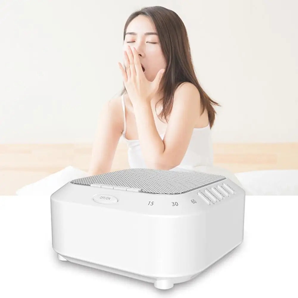White Noise Sound Machine - 28 Solfeggio Frequencies Rechargeable Baby Sleep Therapy Device