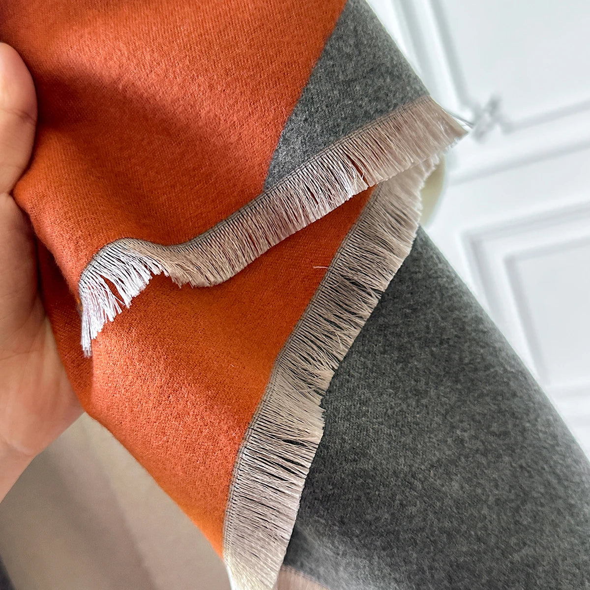 Luxury Thick Blanket Shawl - Winter Warm Print Imitation Cashmere Scarf Wrap Pashmina