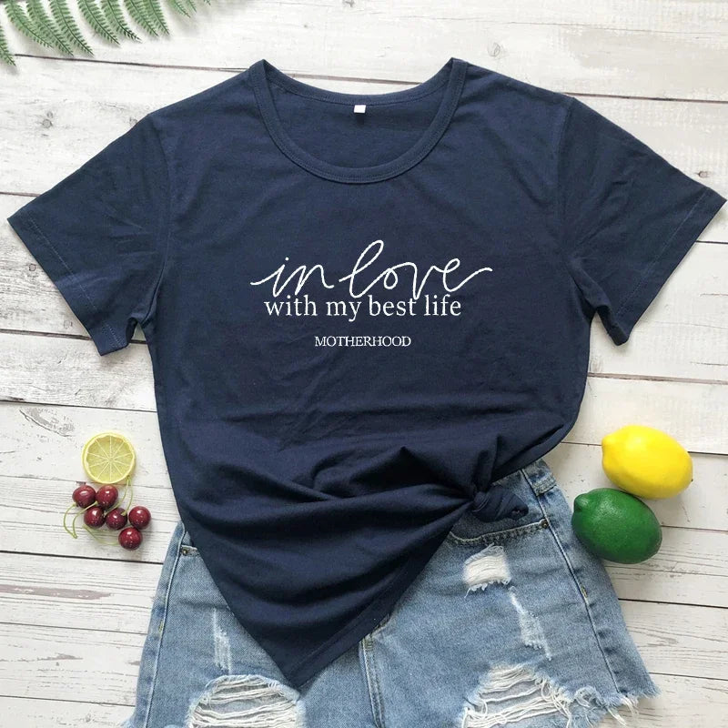 In Love With My Best Life Shirts - Inspirational Shirts | Merch Gone Viral