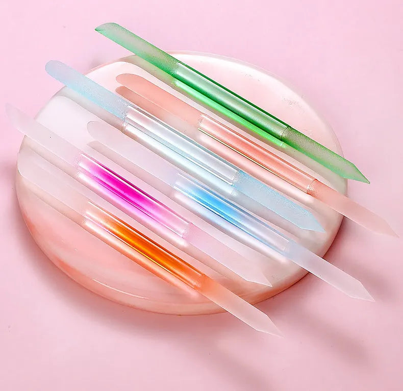 네일 Glass Cuticle Pusher Nail Manicure Stick Professional Precision Filing CuticleRemover PedicureForManicure Nails Accessories