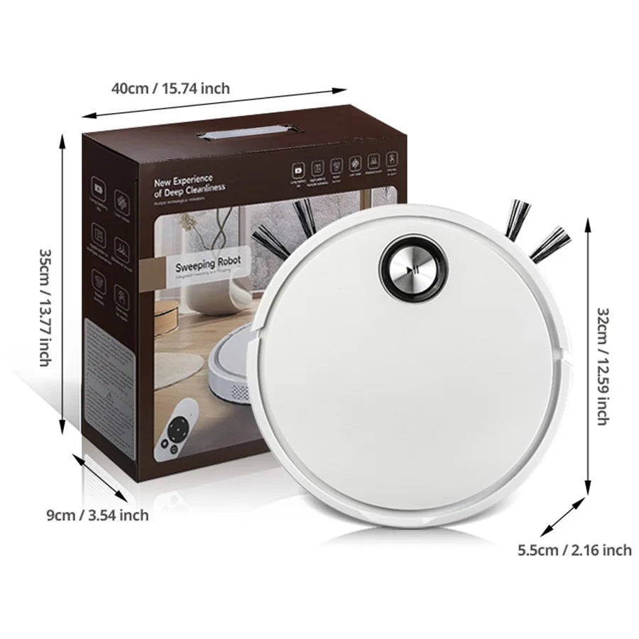 Smart Robot Vacuum with APP Control - Multi-Functional Floor Cleaning for Busy Families