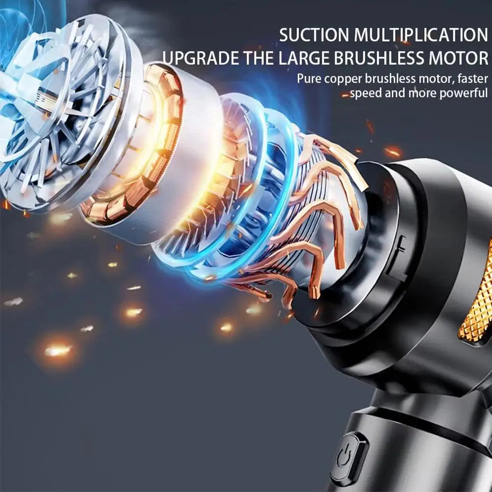 Car vacuum cleaner Wireless Portable Multipurpose Powerful HandHeld Cleaner For Home and Car Cleaning Machine