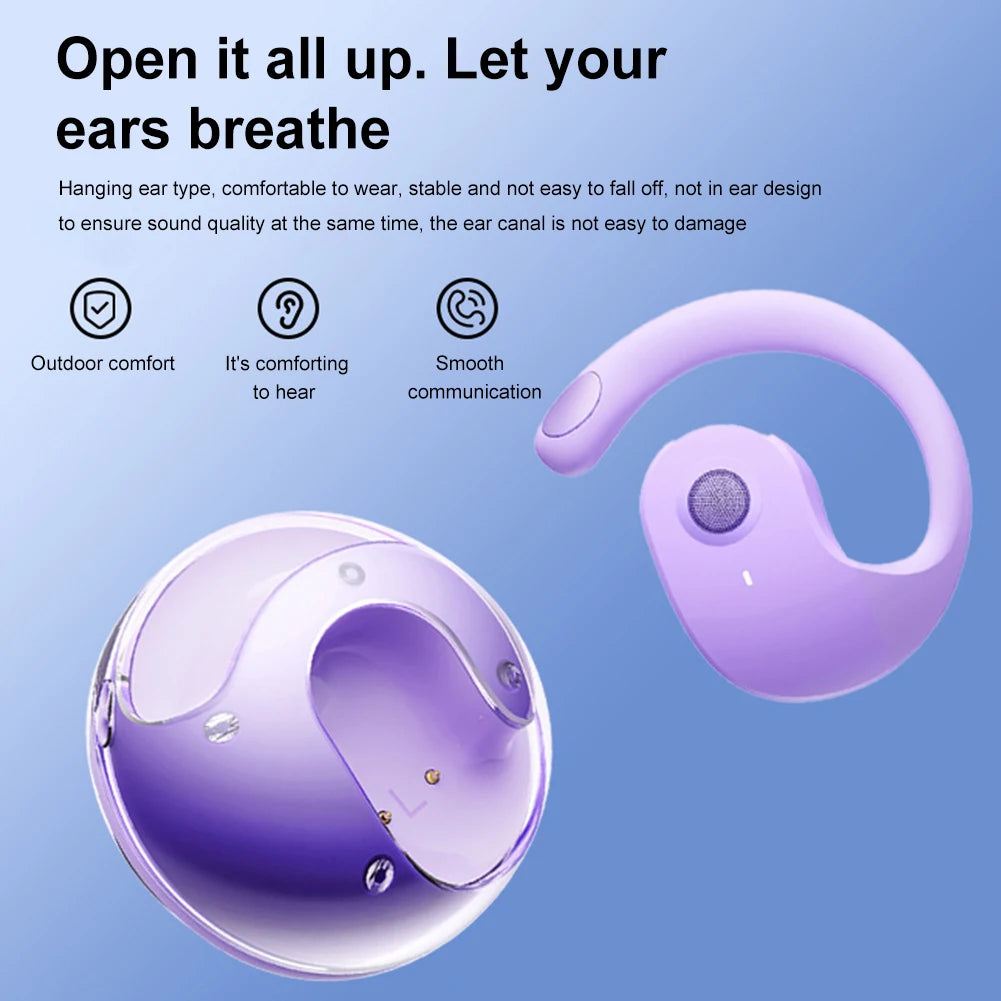 Wireless BT AI Translation Earbuds 99% Accuracy 144 Languages Real-time Language Translation Earphones Smart Voice Translator fo