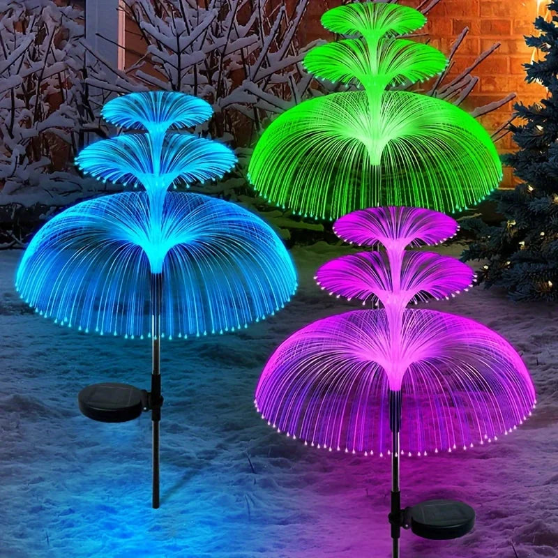 Solar Jellyfish Reed Lights - 7 Colors Variable Outdoor Garden Stake Lights