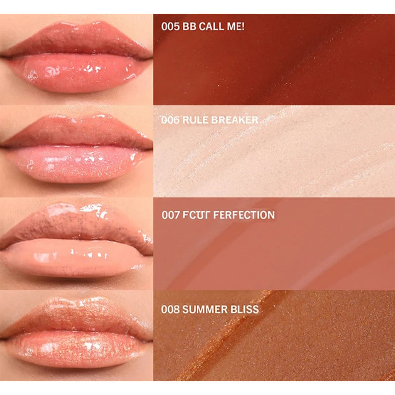 Tubular Butter Bliss Lip Balm - 8 Colors Plumping Hydrating Long Lasting Lip Gloss