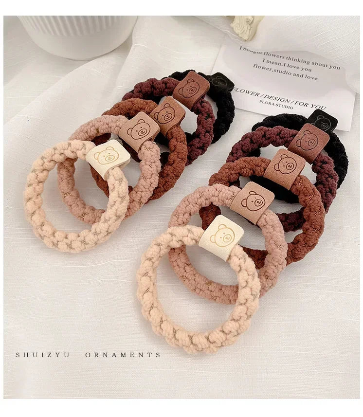 Elastic Hair Bands, High Stretch Durable Hair Ties, Trendy Rubber Bands, Fashionable Hair Accessories, Stylish Ponytail Holders