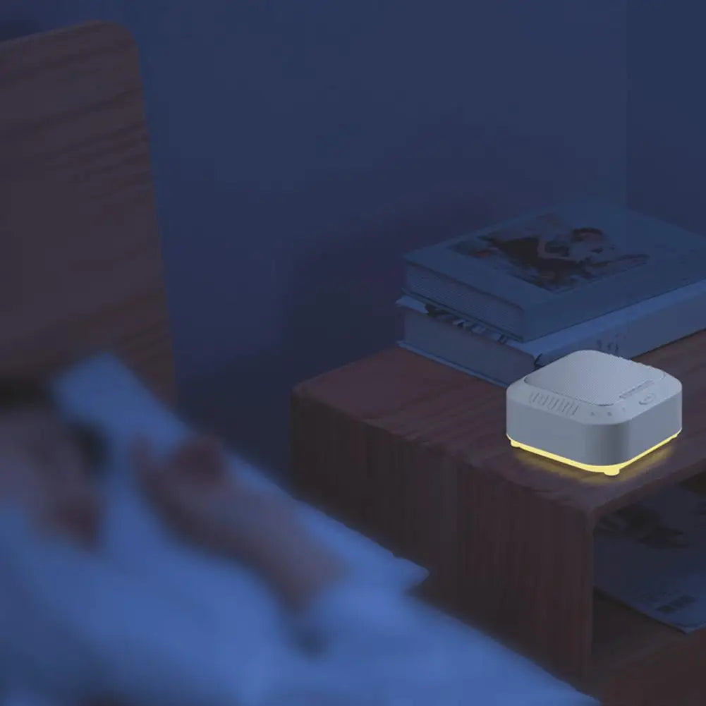 White Noise Sound Machine - 28 Solfeggio Frequencies Rechargeable Baby Sleep Therapy Device