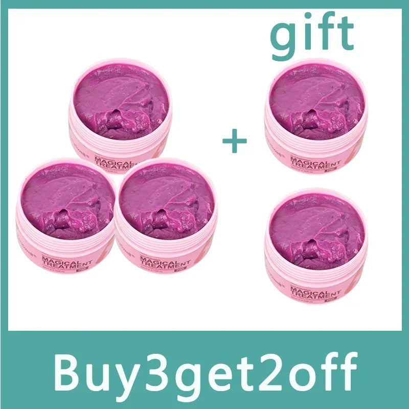 Magical Hair Mask 5 Seconds Repair Damaged Carry Hair Frizzy Soft Smooth Shiny Deep Moisturize Treat Care Essential Oil 60ml