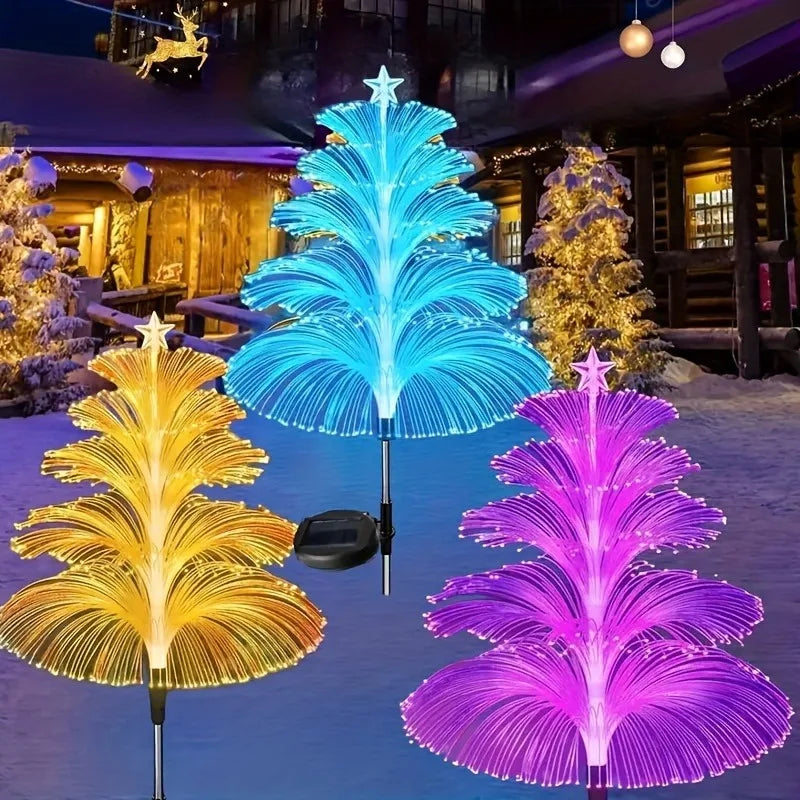 Solar Jellyfish Reed Lights - 7 Colors Variable Outdoor Garden Stake Lights
