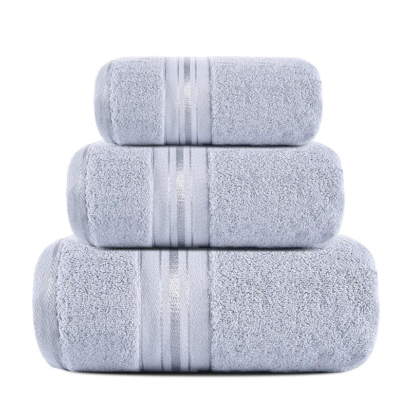 Luxury Plush 100% cotton thick set absorbent adult bath towel super absorbent soft skin-friendly face wash bathroom face towel