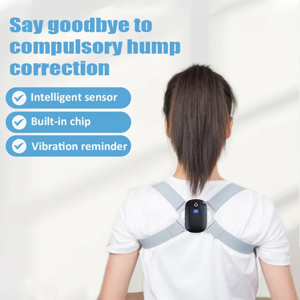 Smart Posture Corrector - Invisible Sensor Belt for Hunchback Reminder