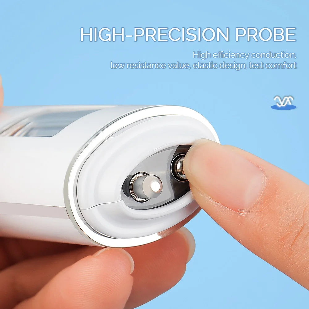Skin Tester Face Skin Moisture&Oil Content Skin Analyzer Skin Water Cheek Elastic Skin Age Test Meter Fluorescent Agent Detector