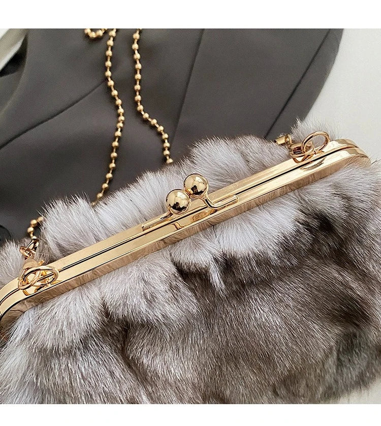 Luxury Soft Faux Fur Handbags | Merch Gone Viral