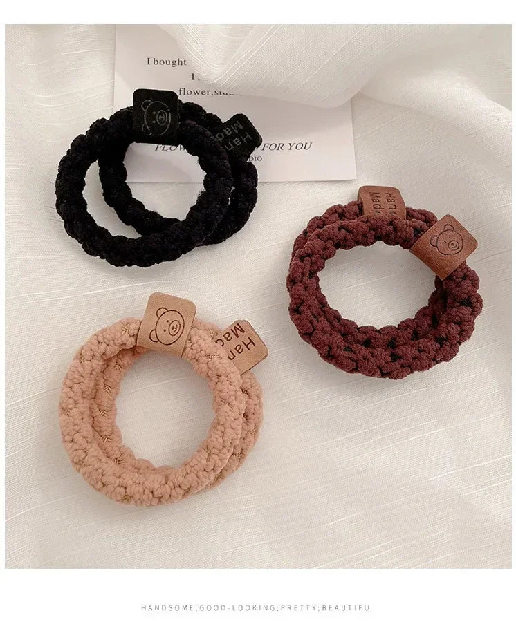 Elastic Hair Bands, High Stretch Durable Hair Ties, Trendy Rubber Bands, Fashionable Hair Accessories, Stylish Ponytail Holders