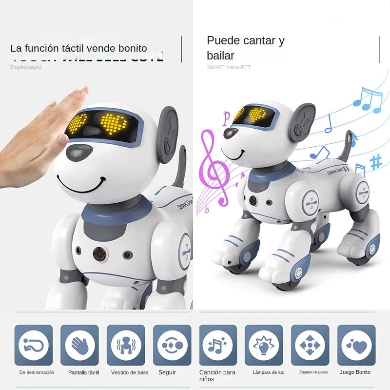 Intelligent Robot Dog - Remote Control Electronic Pet with Stunts for Kids