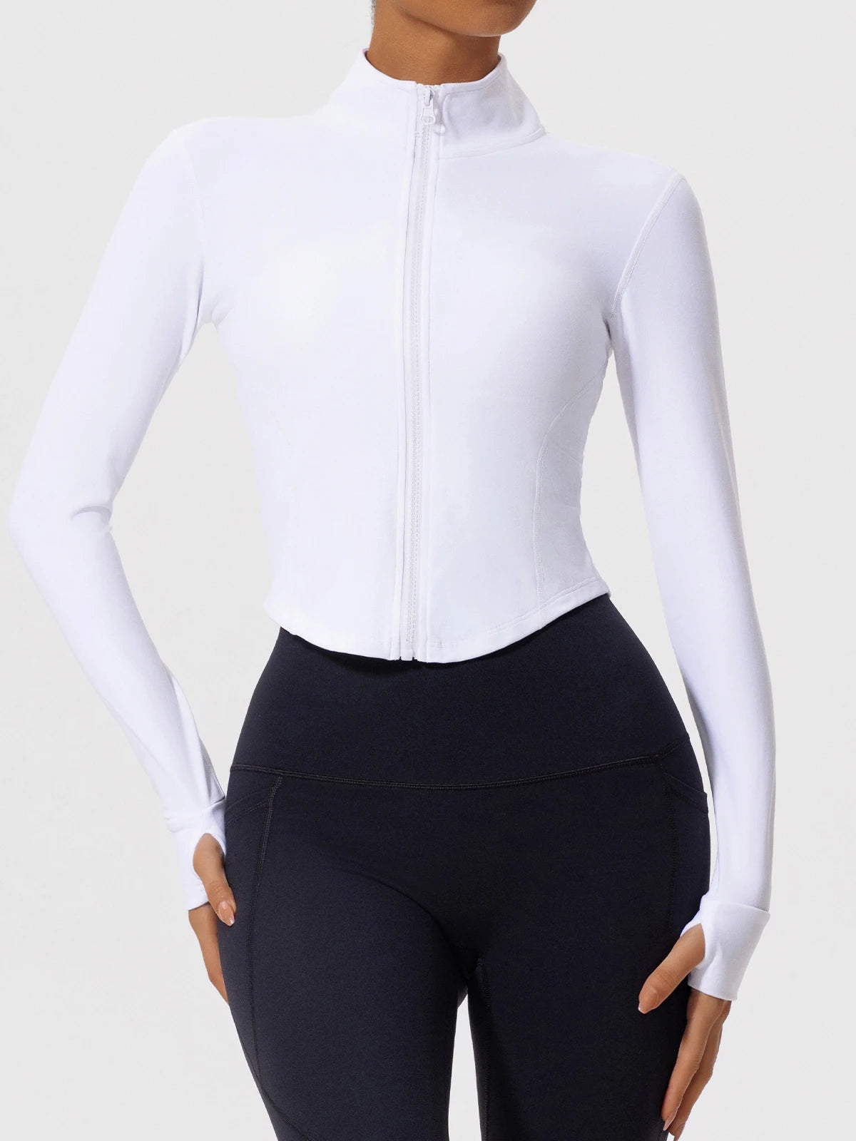 Ultra-Soft Fabrics Casual Tight Sports Jackets Women Zipper Yoga Clothes Quick-Dry Long Sleeve SPORTSWEAR REVOLUTION