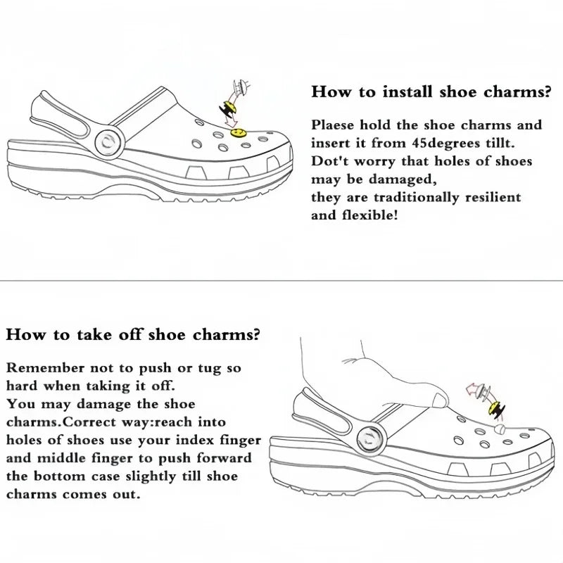 Hello Kitty Shoe Charms Set - #1 Worldwide Cute KT Cat Cartoon Jibbitz for Clogs