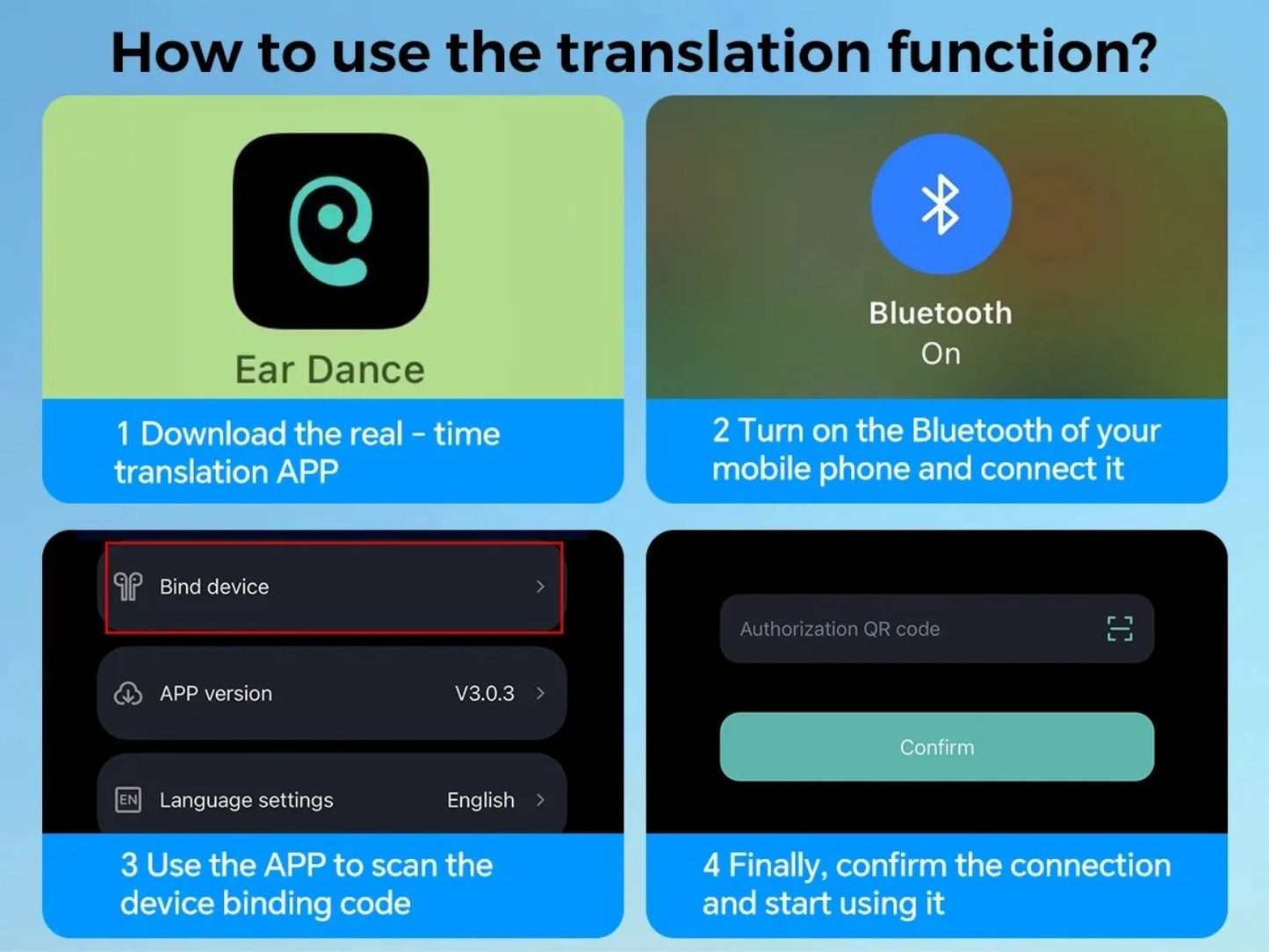 2026 Smart Translator Earbuds – 164 Languages, Bluetooth 5.4, Real-Time Voice Translation