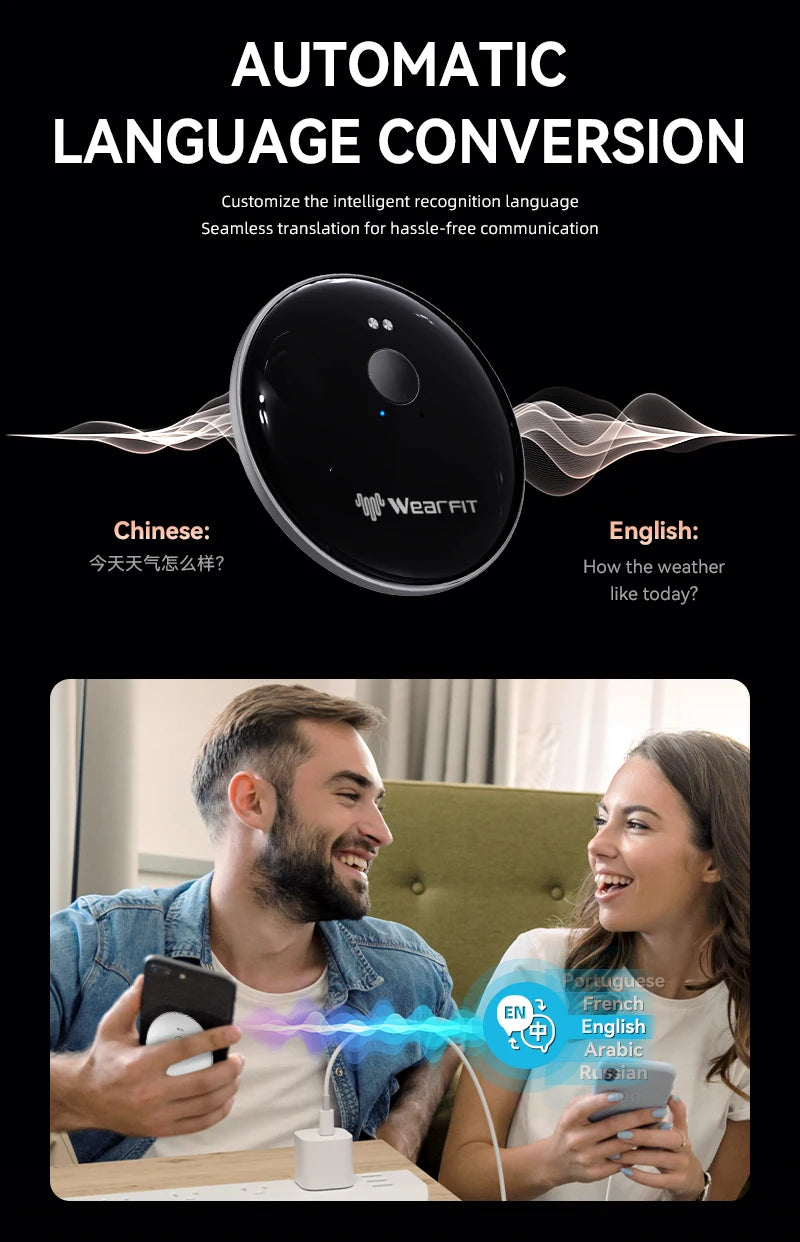 AI Smart Translator Device Voice Language Instant Translation Photo Recognition Translationrt Multifunctional Translator For IOS