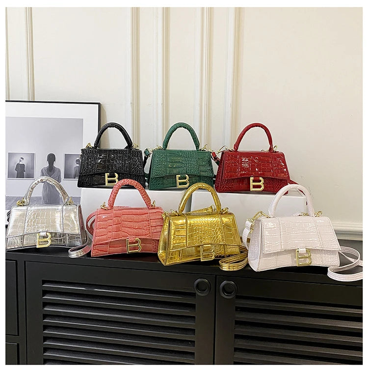 Fashionable Leather Handbag With Spacious Interior For Elegant Ladies By Famous Designer, Luxury Brand