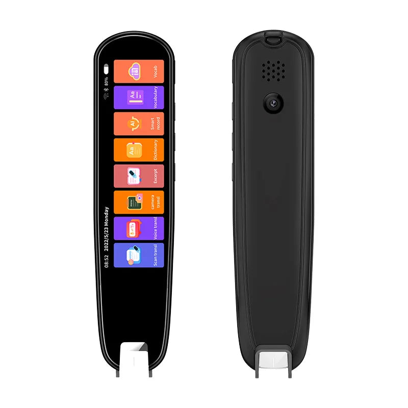 2026 Smart AI Scan Pen – 134 Languages, Voice & Photo Translator, 3.38” Touchscreen, Offline Record & Instant Translation
