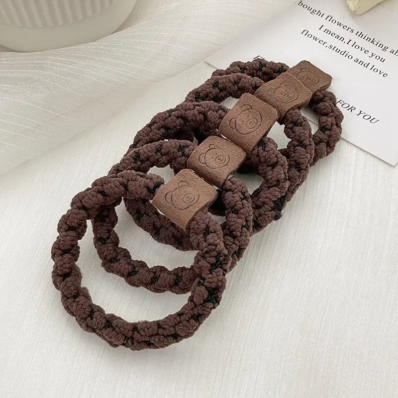 Elastic Hair Bands, High Stretch Durable Hair Ties, Trendy Rubber Bands, Fashionable Hair Accessories, Stylish Ponytail Holders
