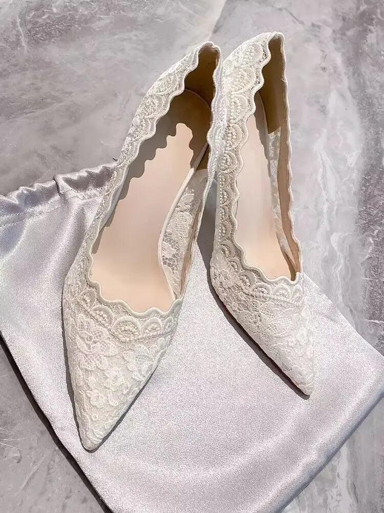 Women High Heels 2025 New Spring Design Pointed Toe Woman Pumps Thin Heels Elegant Nightclub Party Female Shoes Zapatos De Mujer