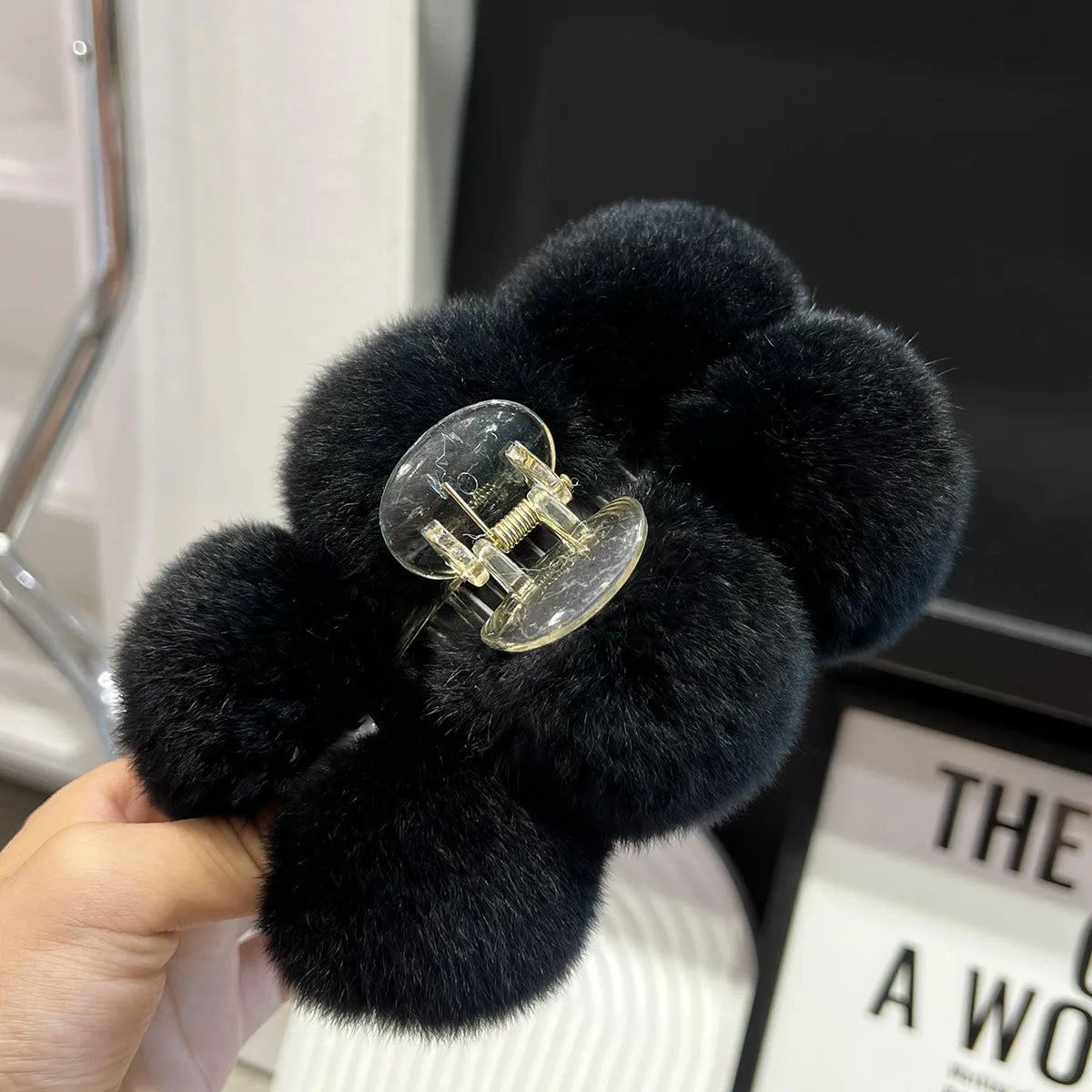 Hair Claw Accessories for Women Furry Pins Clips Cheveux Bandeau Korean Fashion Pinza Pelo Barrettes Cheveux Femme Haarschmuck