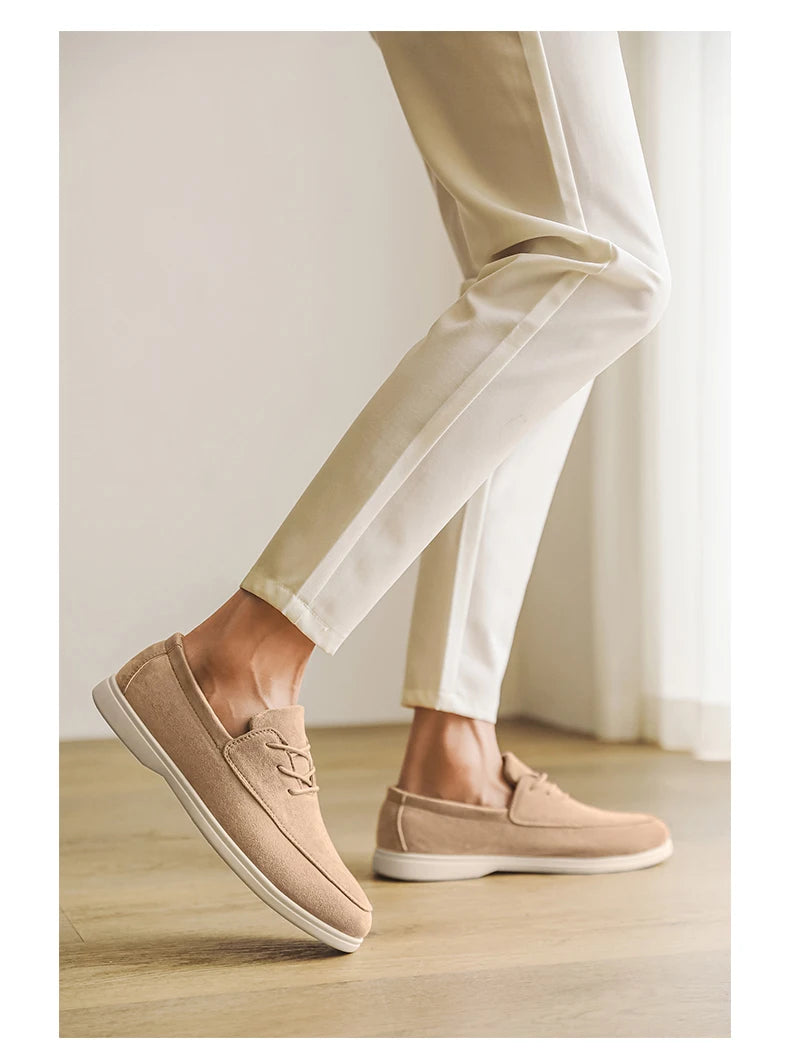 2025 Summer Loafers Men Casual Shoes Breathable Lace Up Lightweight Versatile Comfortable SUMMER CHAMPION